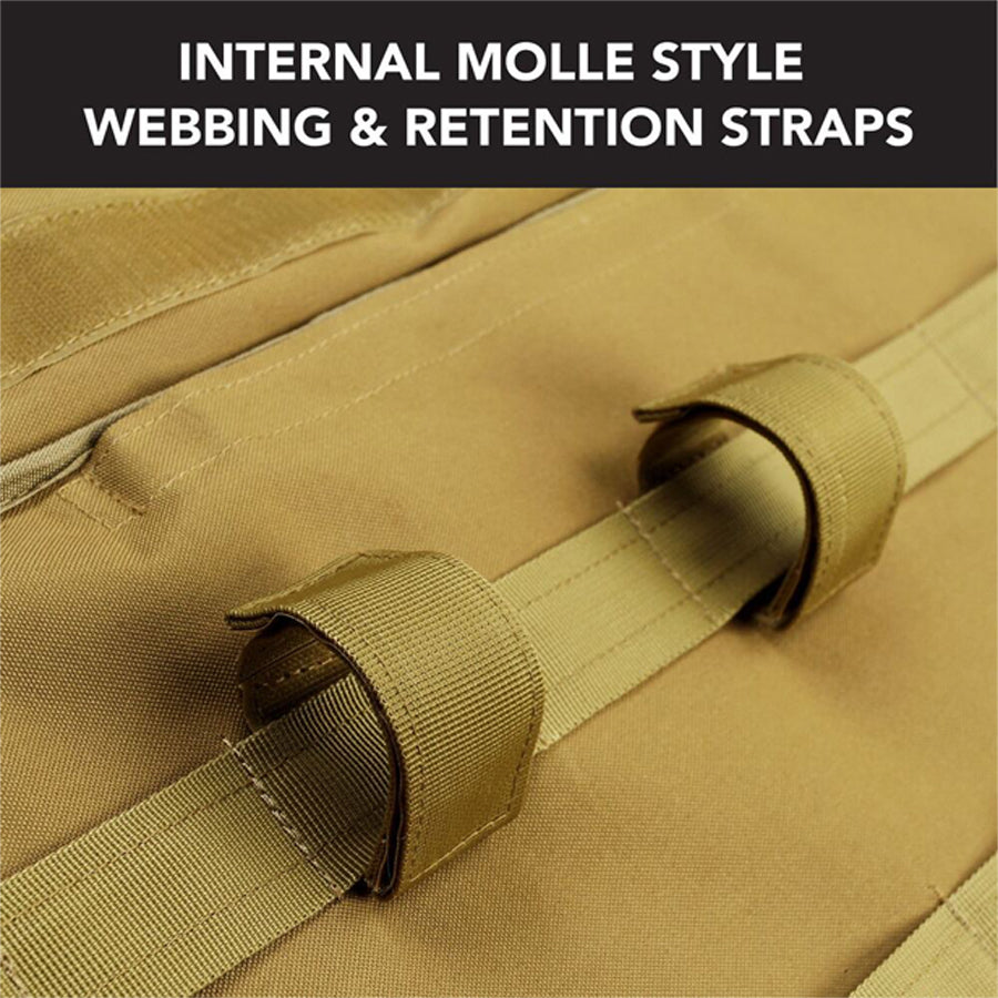 Evolution Gear 55 Inch Double Rifle Bag - Desert Tan