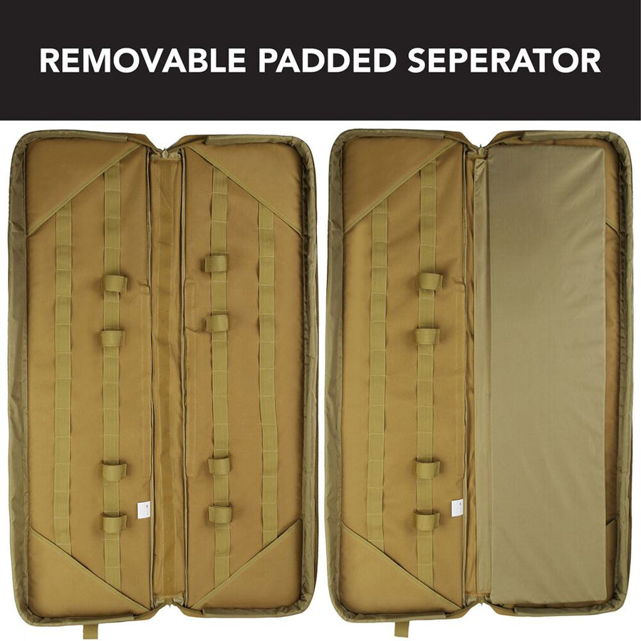 Evolution Gear 55 Inch Double Rifle Bag - Desert Tan