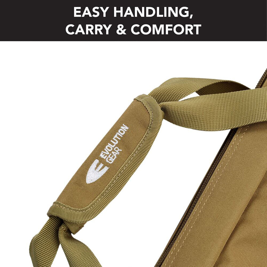 Evolution Gear 55 Inch Double Rifle Bag - Desert Tan