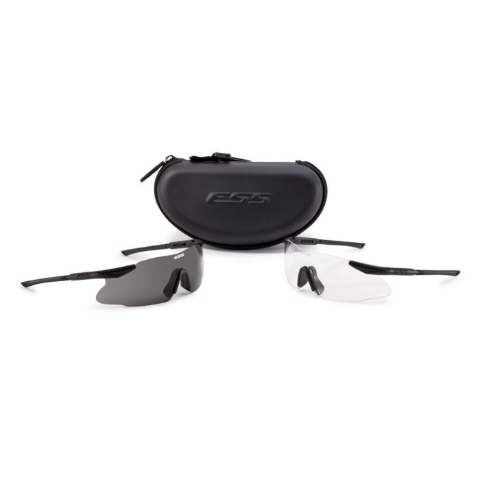 ESS 740-0003 ICE 2X Safety Glasses Kit, Black, Universal Size, 1 Kit Tactical Gear Australia Supplier Distributor Dealer