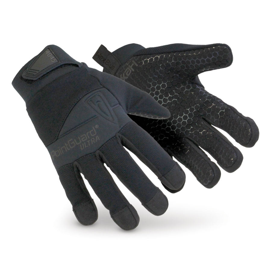 HexArmor HexBlue PointGuard Ultra 4045 - High Performance Needle Resistant Search and Duty Gloves
