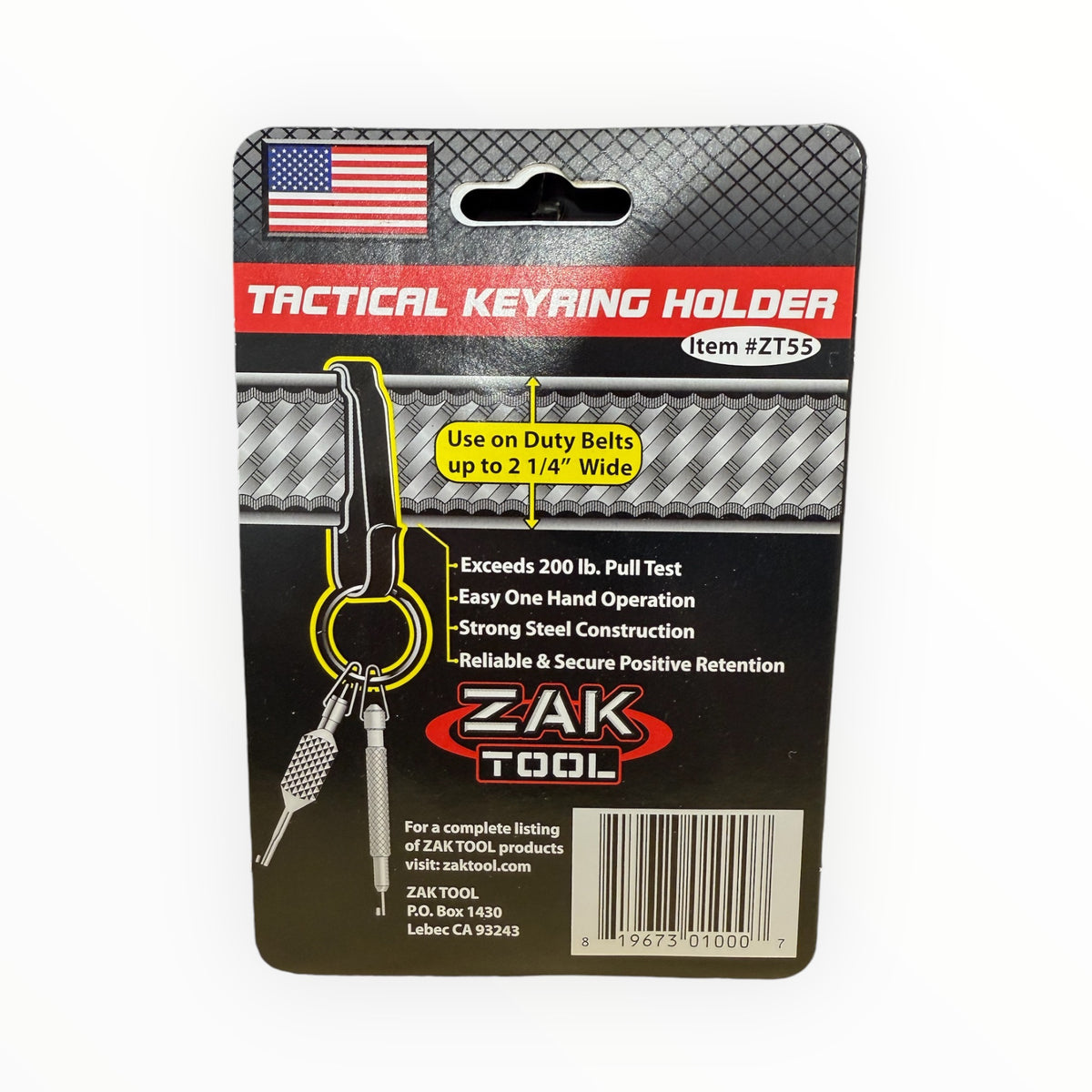 Corrections Chain Zak Tool ZT55 Duty Belt Key Ring Holder | Tactical Gear AU