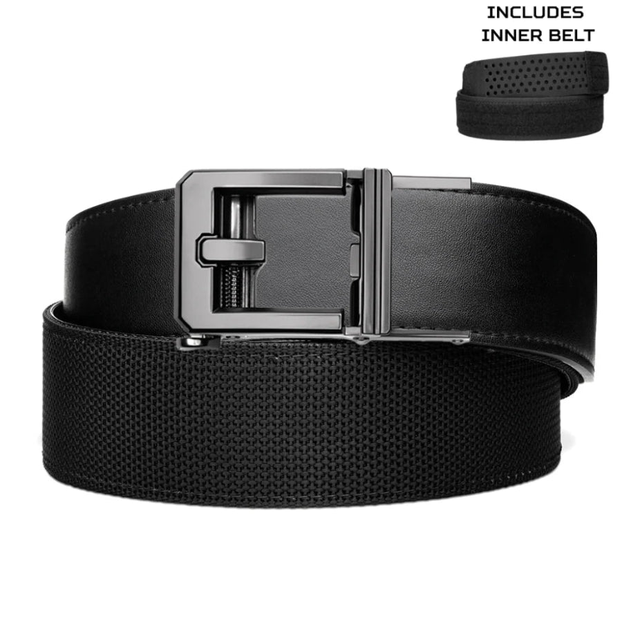 KORE Executive Protection EP Black Tactical Belt 1.5 Inches: Complete Kit with X3 Gunmetal Buckle