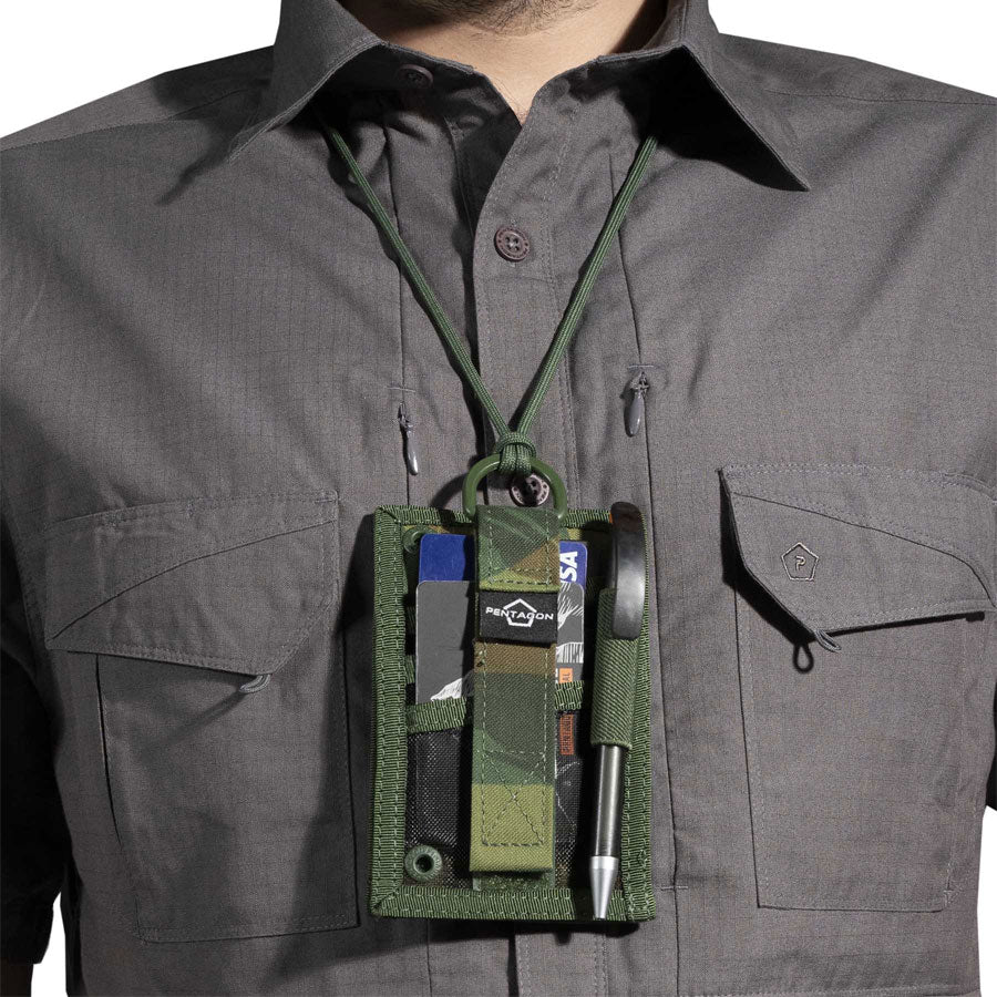 Pentagon Tactical ID Card Holder Camo