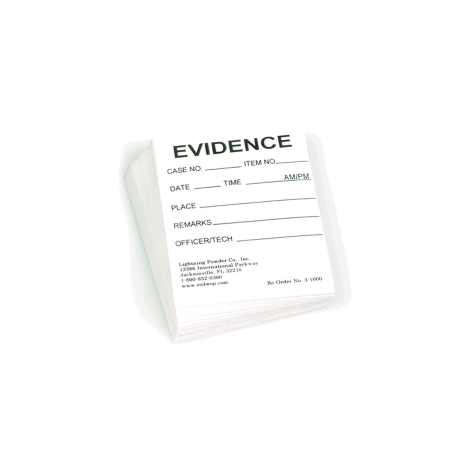 Lightning Powder Evidence ID Labels