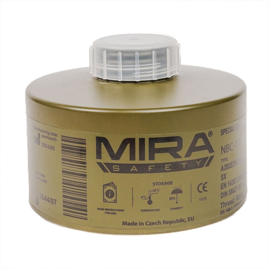 Mira Safety CBRN Gas Mask Filter NBC77 SOF 40mm Thread Canister