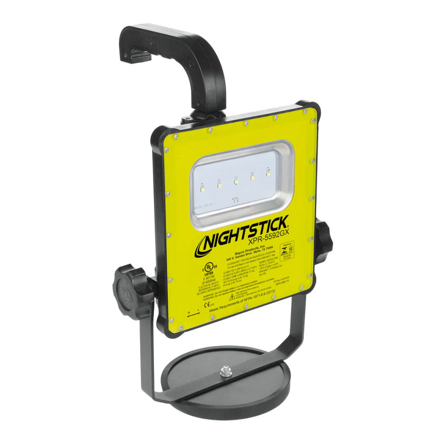 Nightstick XPR-5592GX Intrinsically Safe Rechargeable LED Scene Light with Magnetic Base