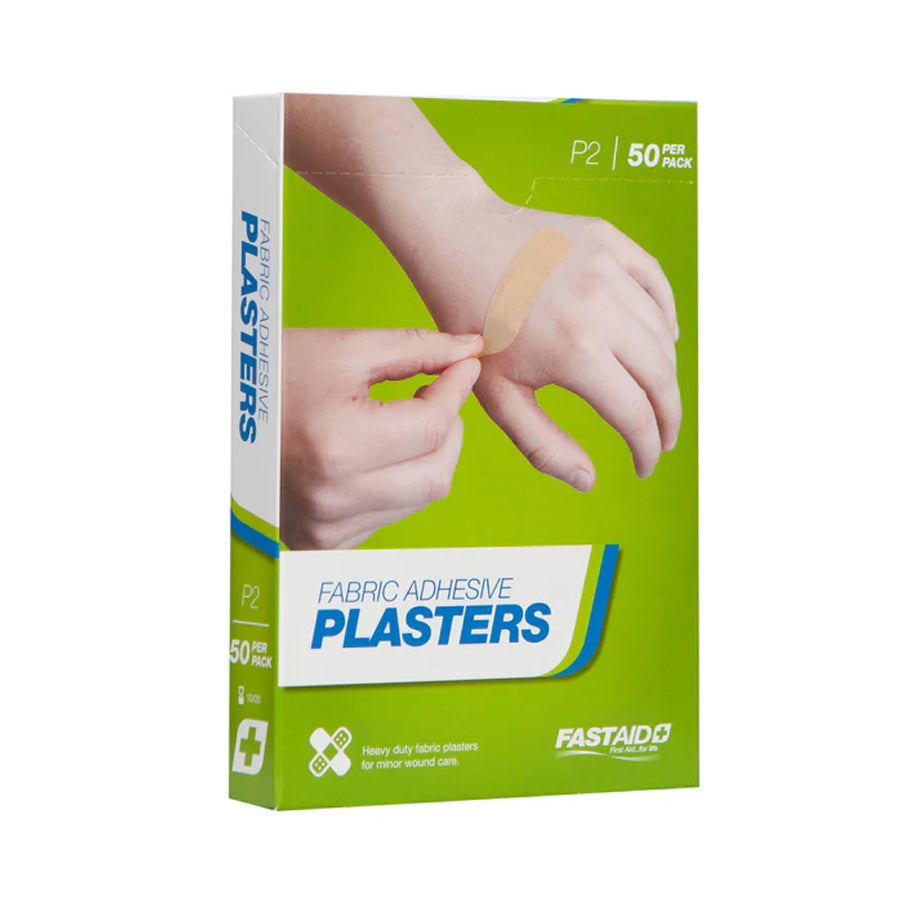 Warrior Medical FastAid P2 Adhesive Plasters Fabric 76 x 25mm 50 Pack