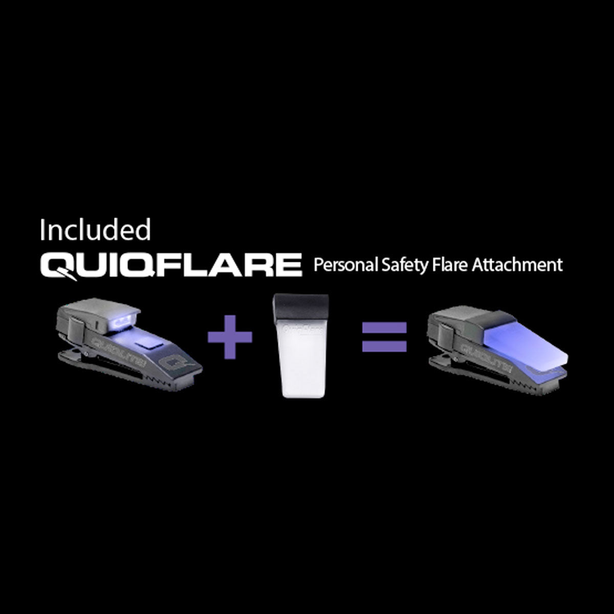 QuiqLite X USB Rechargeable Handsfree Dual LED Lighting - Blue/White Tactical Gear Australia Supplier Distributor Dealer
