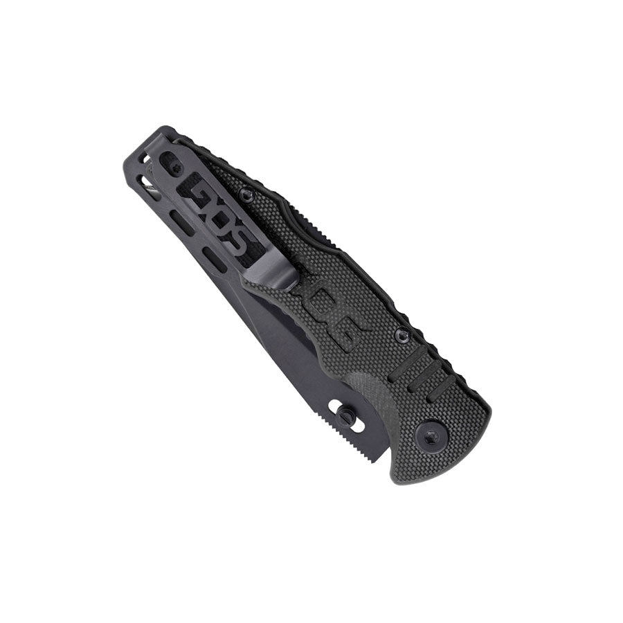 SOG Salute Mini Black Plain Edge Knife Tactical Gear Australia Supplier Distributor Dealer