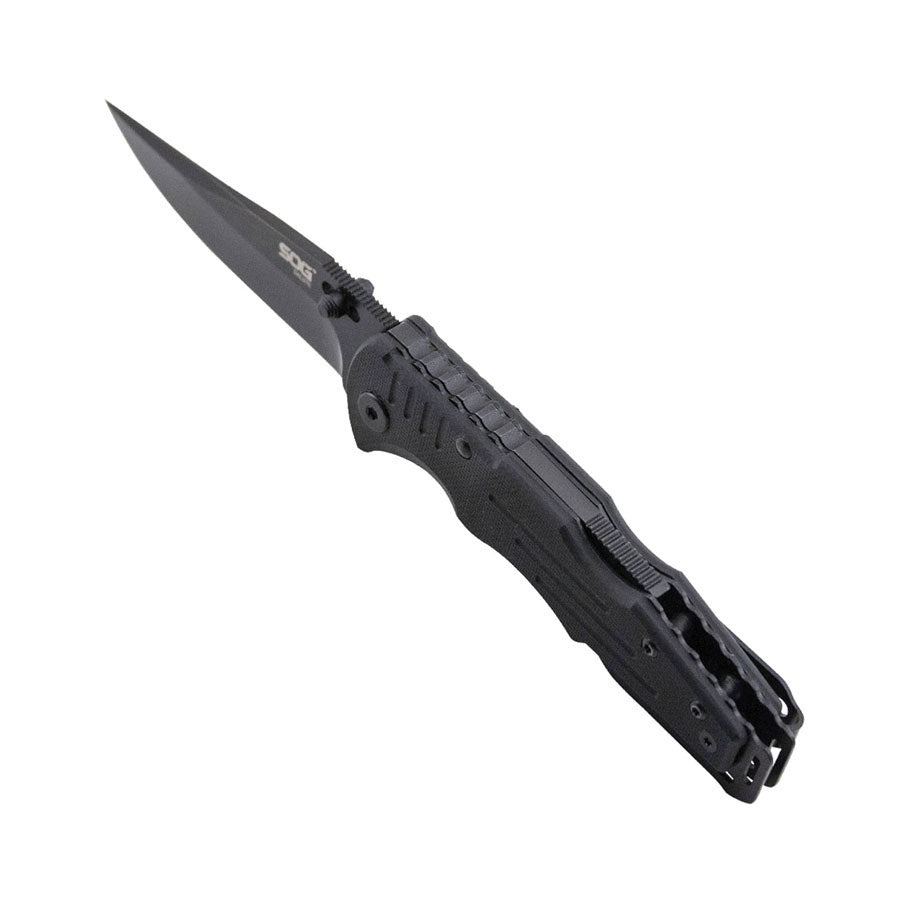 SOG Salute Mini Black Plain Edge Knife Tactical Gear Australia Supplier Distributor Dealer