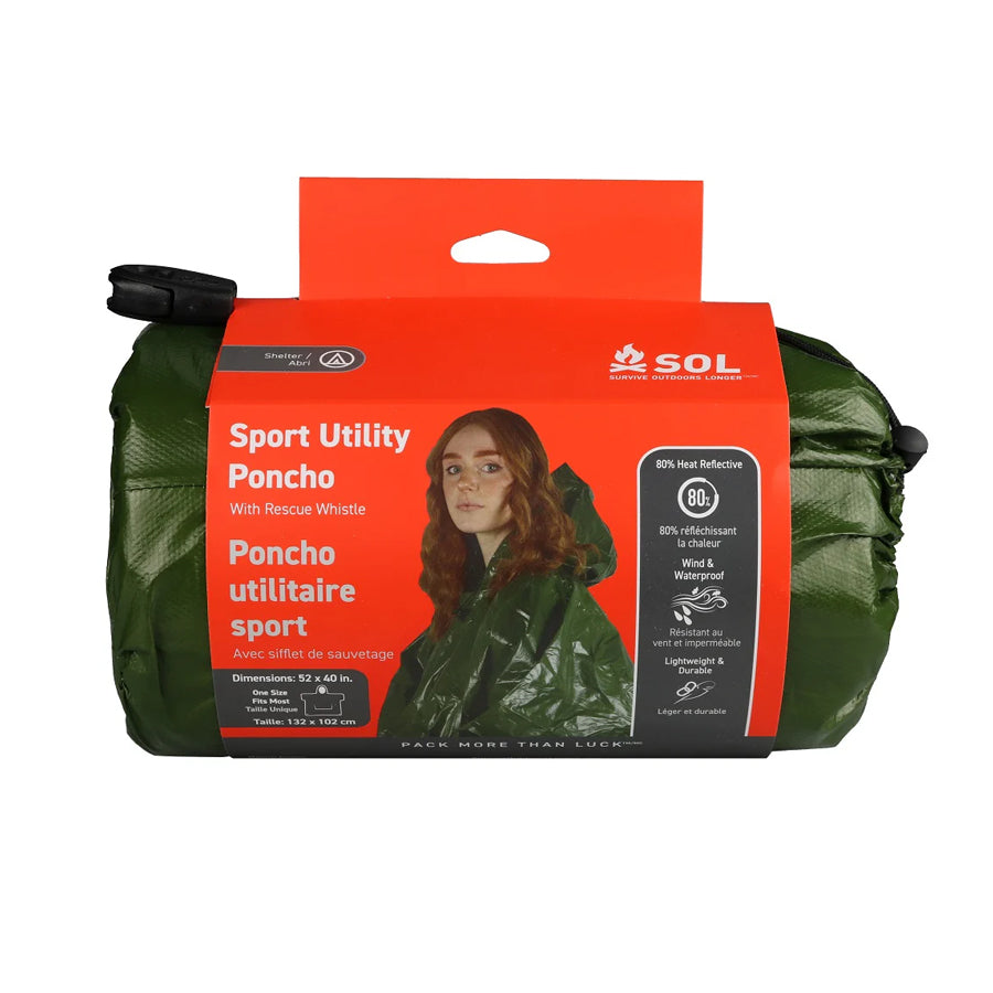 Survive Outdoors Longer Sport Utility Poncho