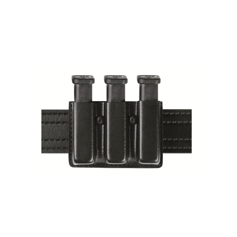 Safariland 775 - Slimline Open Top Triple Magazine Pouch - Plain Finish - Black