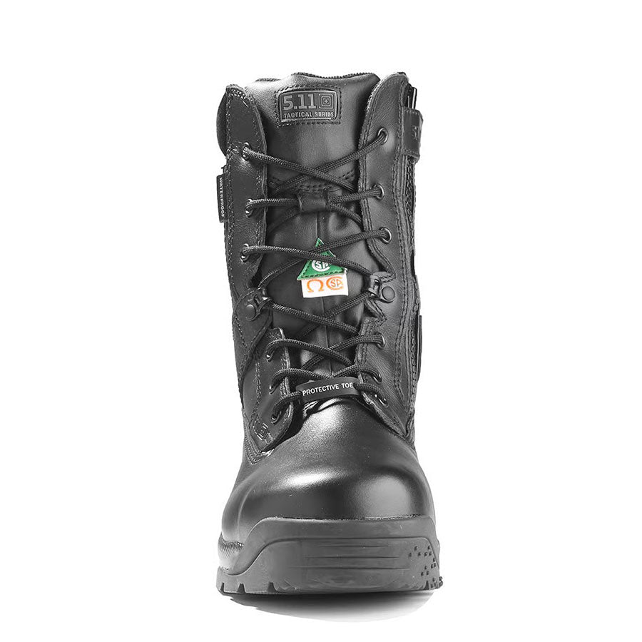 5.11 Tactical ATAC 8 Inches Shield Zipper Composite Toe Boot Black 12026