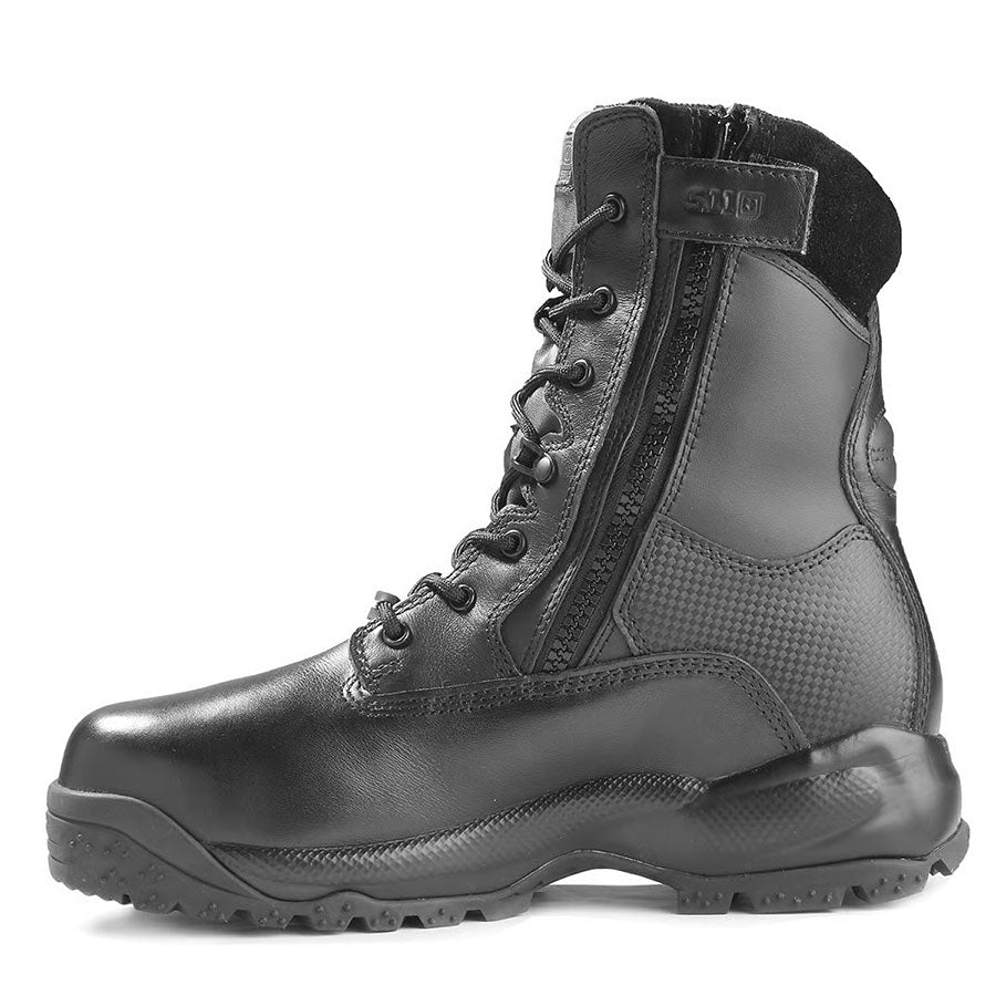 5.11 Tactical ATAC 8 Inches Shield Zipper Composite Toe Boot Black 12026