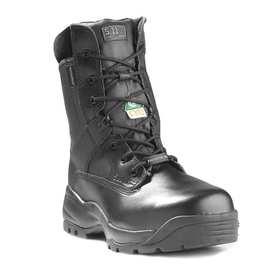 5.11 Tactical ATAC 8 Inches Shield Zipper Composite Toe Boot Black 12026