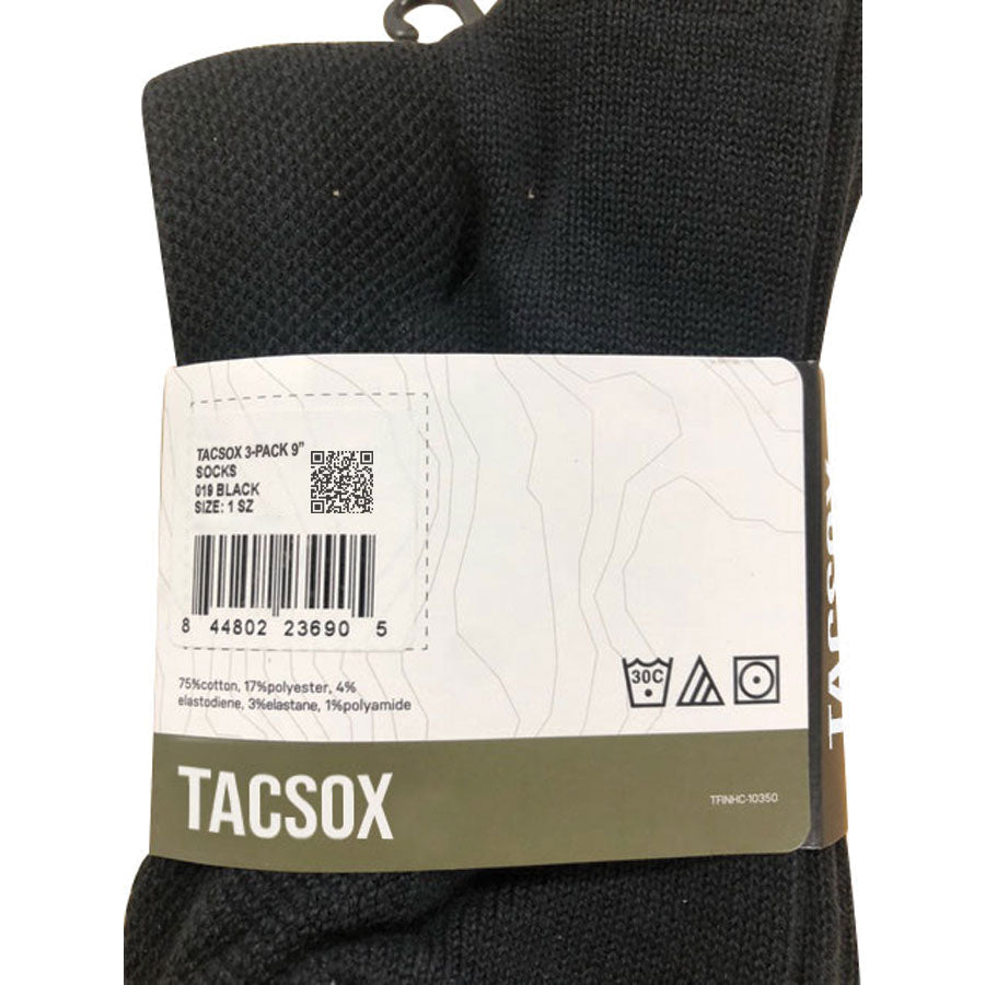 TACSOX 9 inches Sock 3 Pack Tactical Gear Australia Supplier Distributor Dealer