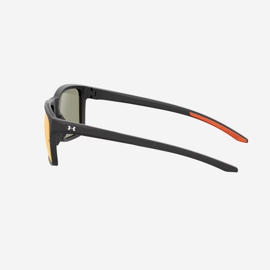 Under Armour UA Hustle Mirror Sunglasses Shiny Black Frame Tactical Gear Australia Supplier Distributor Dealer