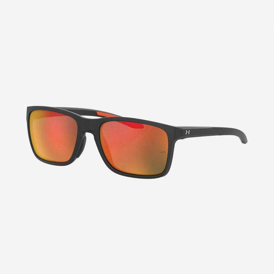 Under Armour UA Hustle Mirror Sunglasses Shiny Black Frame Tactical Gear Australia Supplier Distributor Dealer