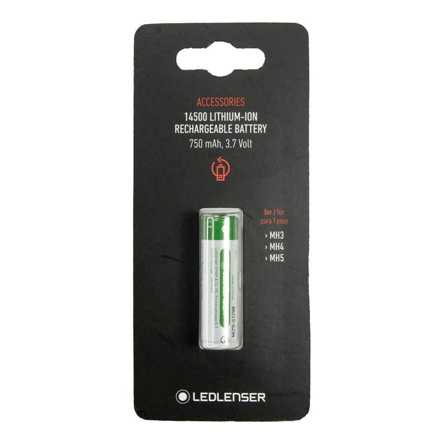 Ledlenser 14500 Rechargeable Li-ion Battery 3.7v 750mAh for P5R Core/Work MH3/MH4/MH5