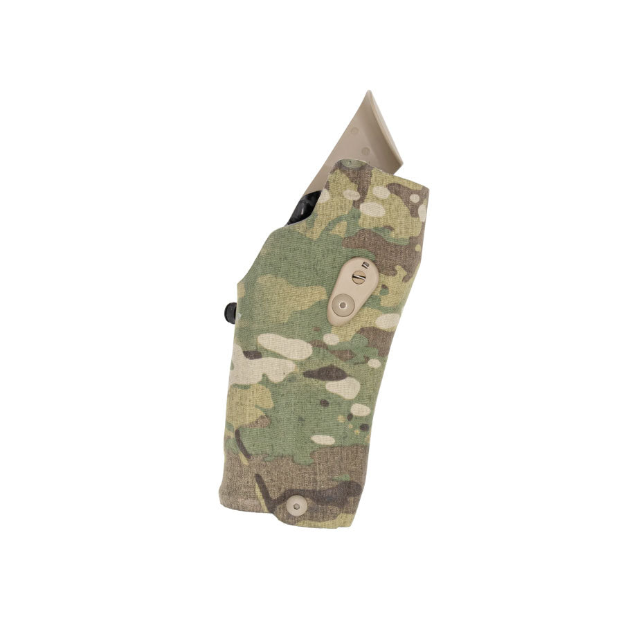 Safariland Model 6354RDSO ALS Holster w/ QLS19 Fork for Glock 17 MOS with Light
