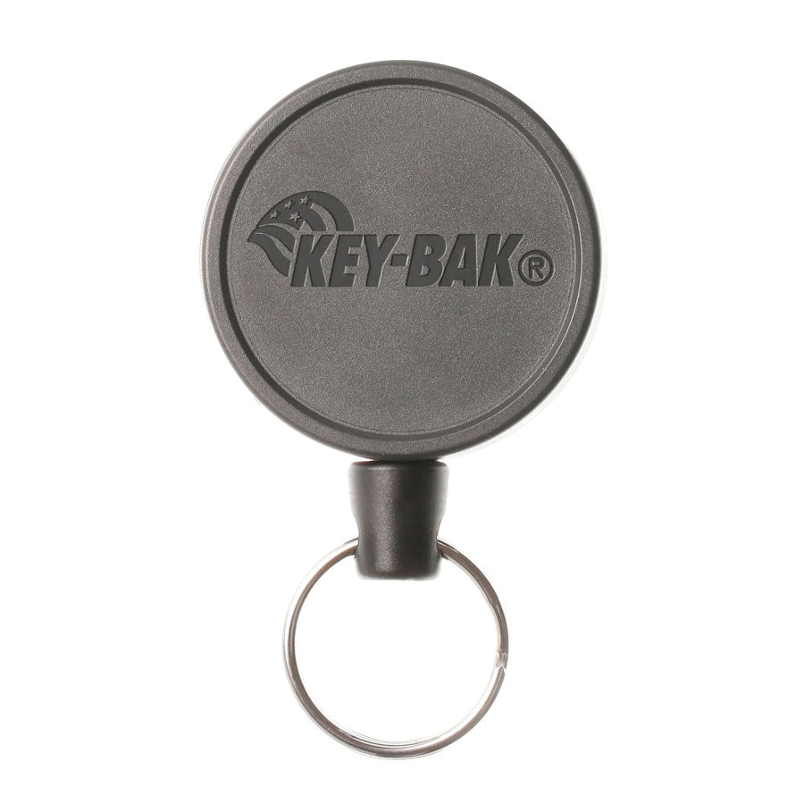 Key-Bak Self Retract Reel Mid Blk Swivel Clip Poly Cord 36"