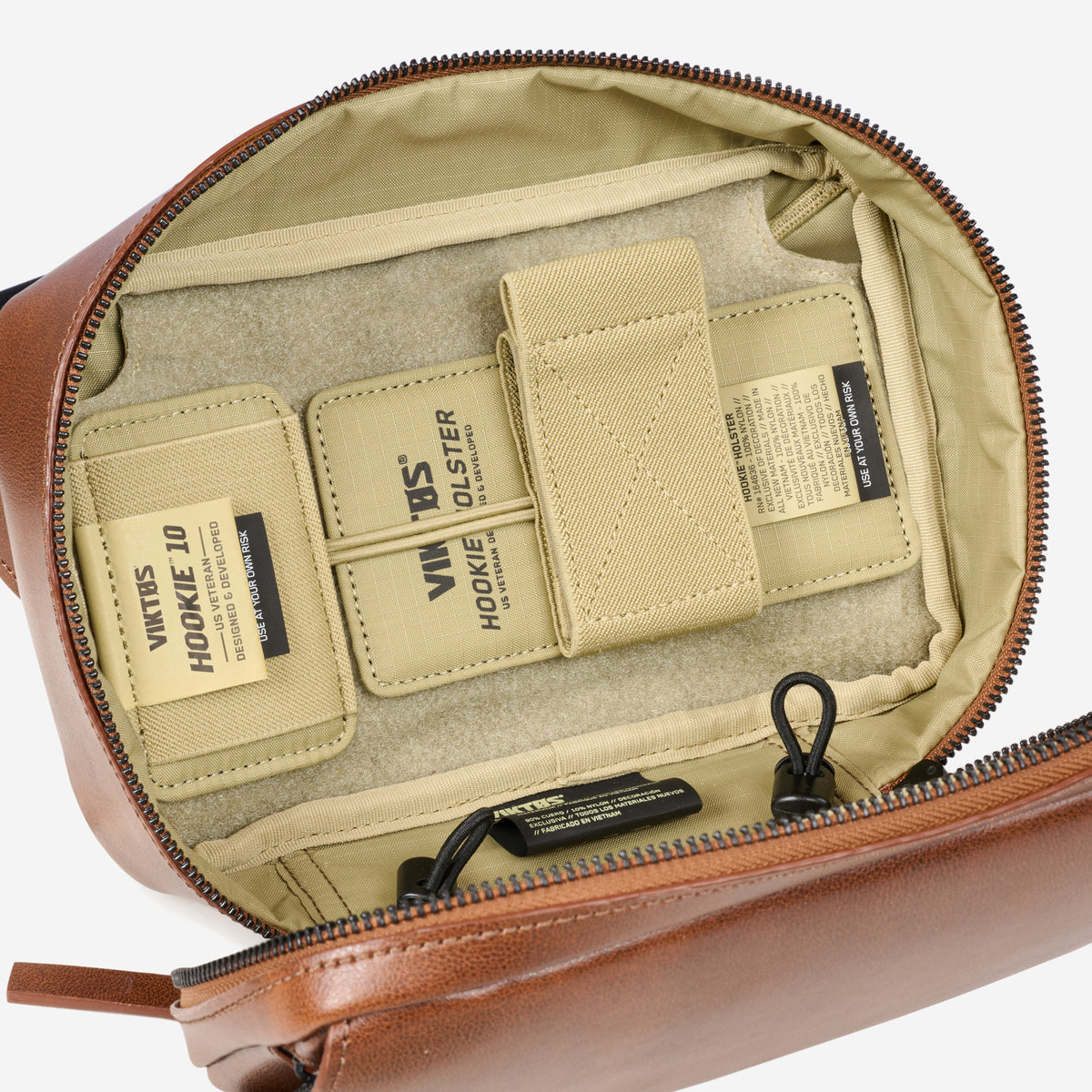 VIKTOS Upscale Leather Hip Pack Brown