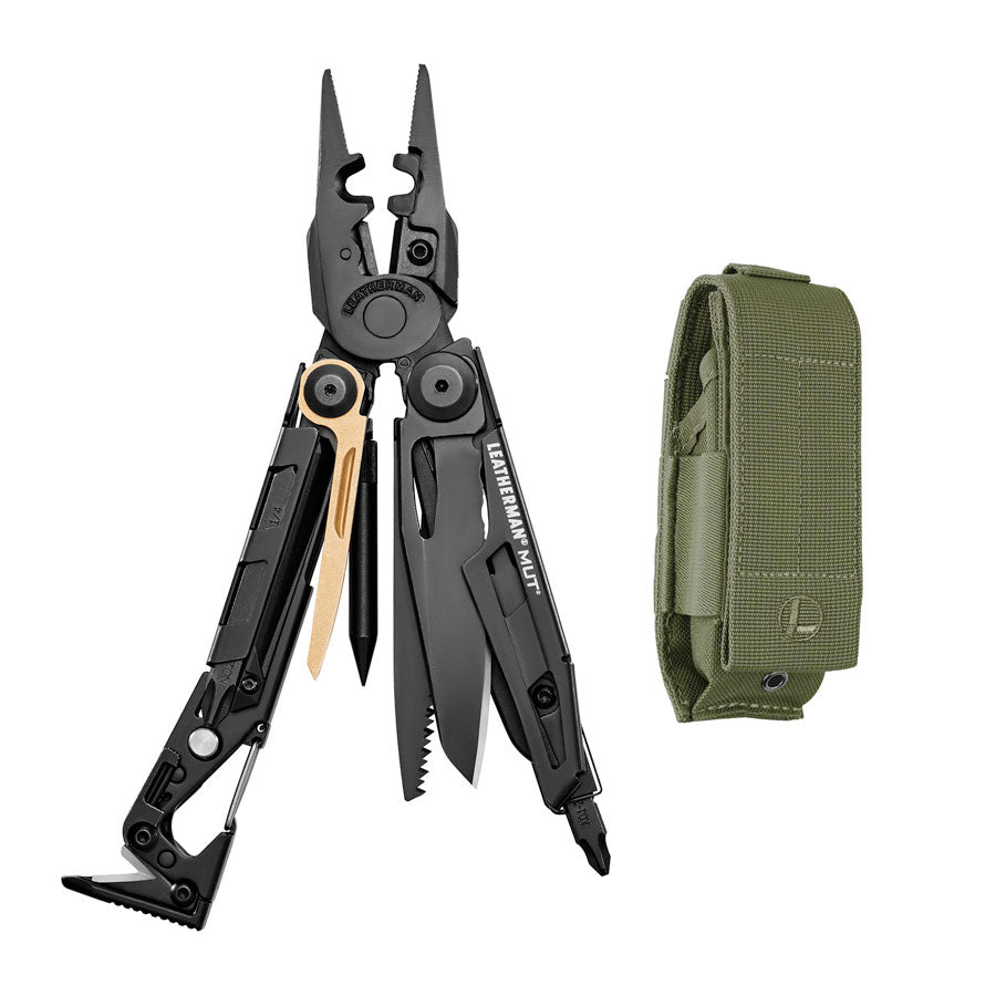 Leatherman MUT Stainless Multi Tool with Green Molle Sheath