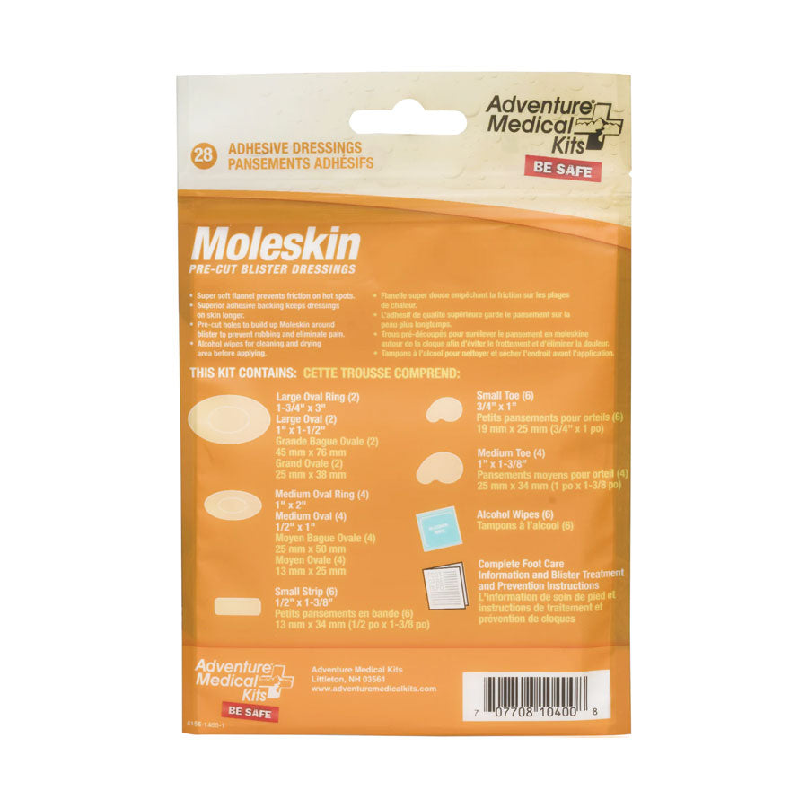 Adventure Medical Kits Moleskin Pre-Cut Blister Dressings First Aid Kits Adventure Medical Kits Tactical Gear Supplier Tactical Distributors Australia