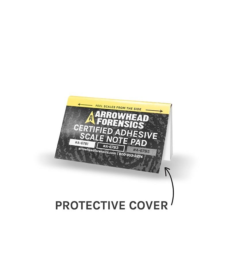 Arrowhead Forensics Adhesive Certified Scale Note Pad - White - 5cm/mm - 50/pad A-6781 Crime Scene Investigation Arrowhead Forensics Tactical Gear Supplier Tactical Distributors Australia