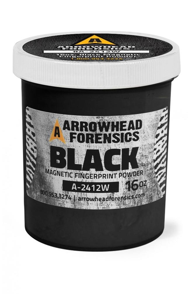 Arrowhead Forensics Black Magnetic Latent Fingerprint Powder - 16 oz Crime Scene Investigation Arrowhead Forensics Tactical Gear Supplier Tactical Distributors Australia