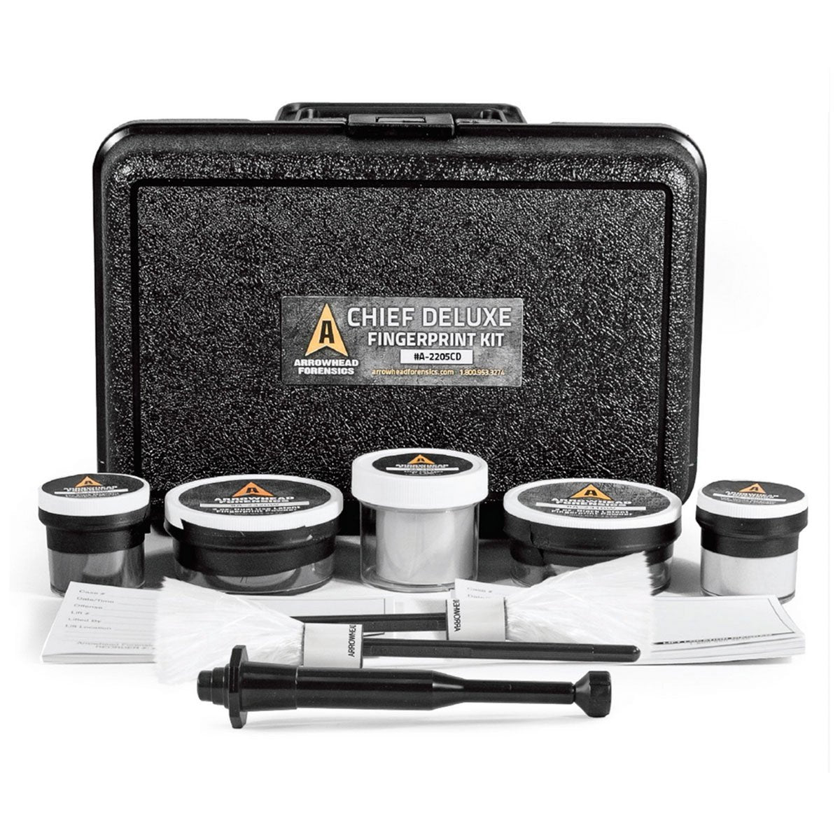 Arrowhead Forensics Chief Deluxe Fingerprint Kit Crime Scene Investigation Arrowhead Forensics Tactical Gear Supplier Tactical Distributors Australia