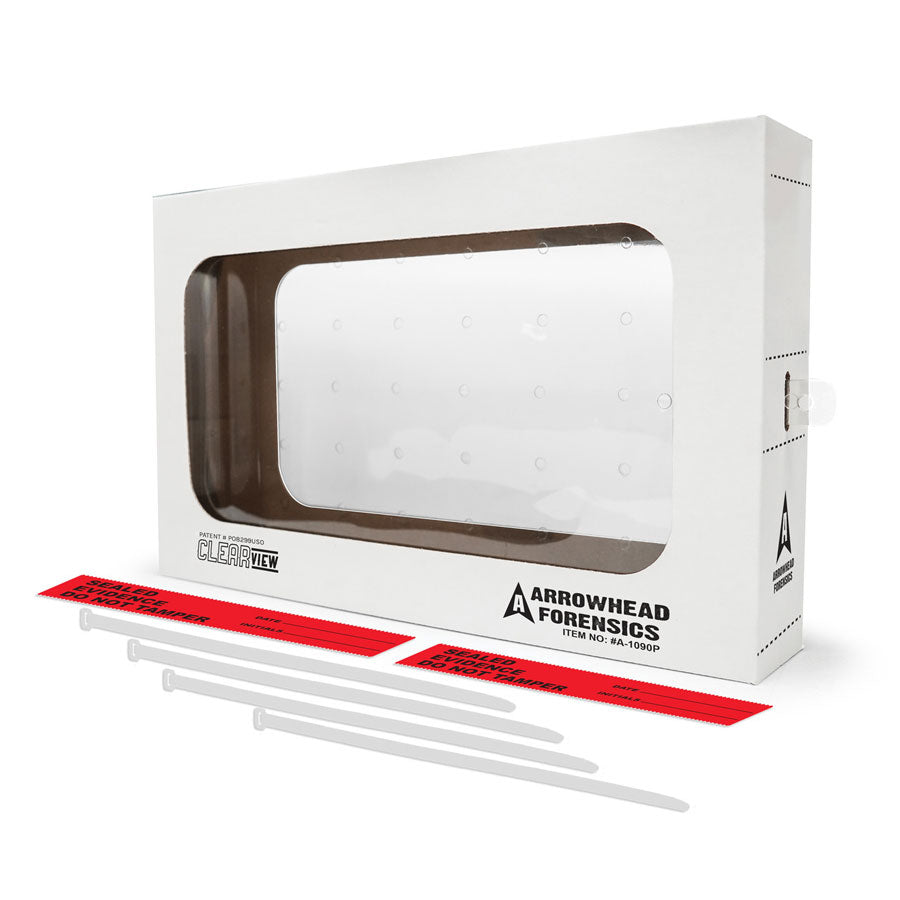 Arrowhead Forensics ClearView Weapons/Handgun Storage Kit 9" x 14.5" x 2.5" Crime Scene Investigation Arrowhead Forensics Tactical Gear Supplier Tactical Distributors Australia