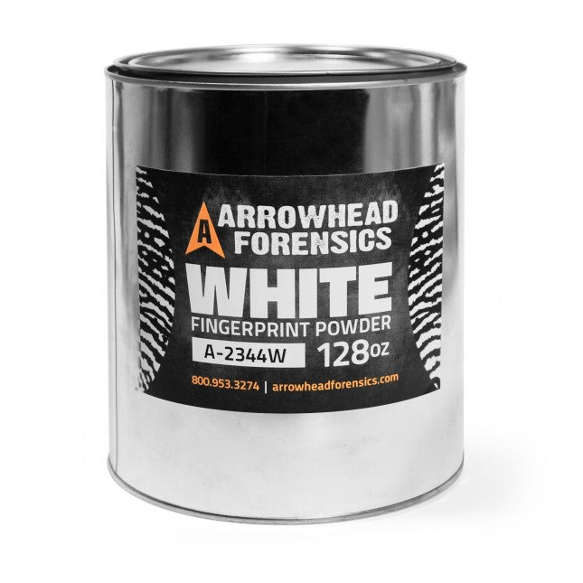 Arrowhead Forensics Fingerprint Powder Standard Crime Scene Investigation Arrowhead Forensics White Latent 128oz Tactical Gear Supplier Tactical Distributors Australia