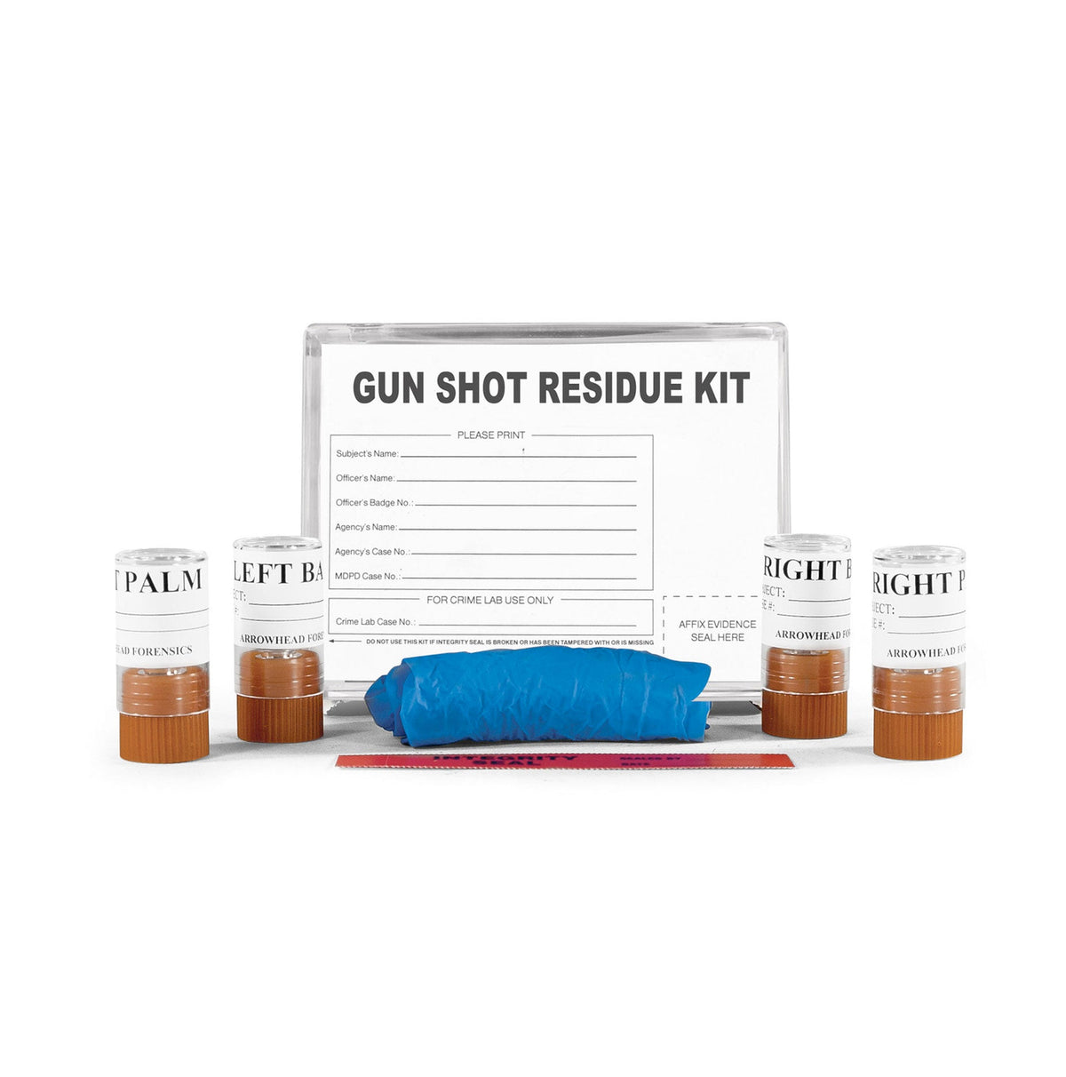 Arrowhead Forensics Gun Shot Residue Kit - 4 Stub SEM - Plastic Case Crime Scene Investigation Arrowhead Forensics Tactical Gear Supplier Tactical Distributors Australia