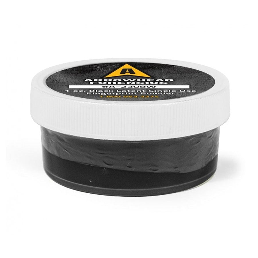 Arrowhead Forensics Single Use Fingerprint Powders Crime Scene Investigation Arrowhead Forensics Black 1 oz Tactical Gear Supplier Tactical Distributors Australia