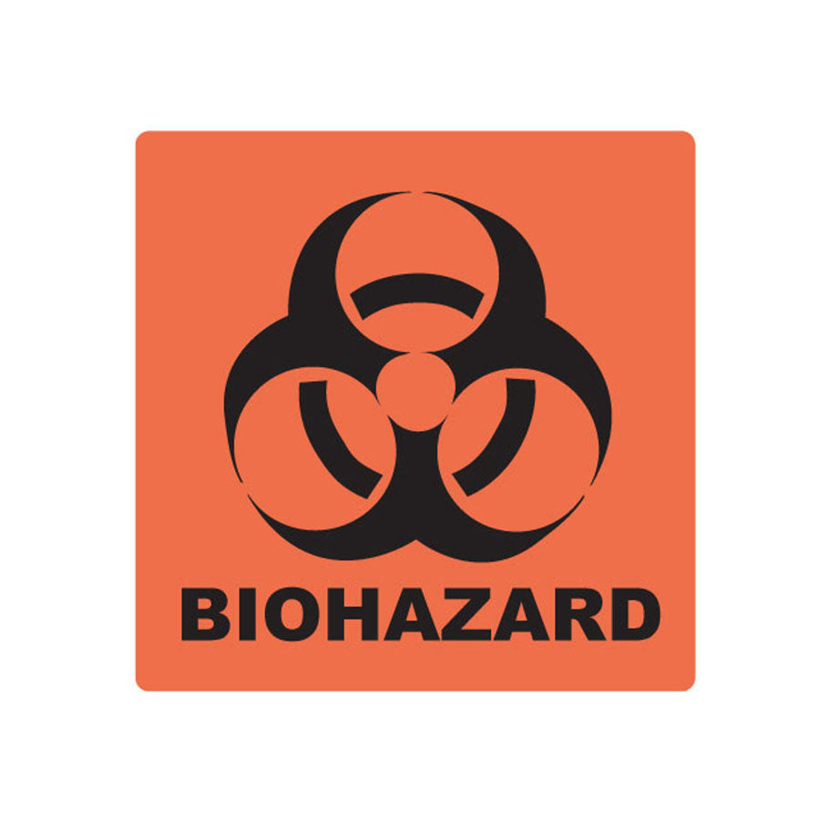 Arrowhead Forensics SureSeal Biohazard Labels on Rolls 1.5" x 1.5" - 250/roll Crime Scene Investigation Arrowhead Forensics Tactical Gear Supplier Tactical Distributors Australia