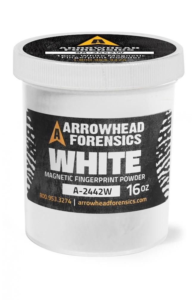 Arrowhead Forensics White Magnetic Latent Fingerprint Powder - 16 oz. Crime Scene Investigation Arrowhead Forensics Tactical Gear Supplier Tactical Distributors Australia