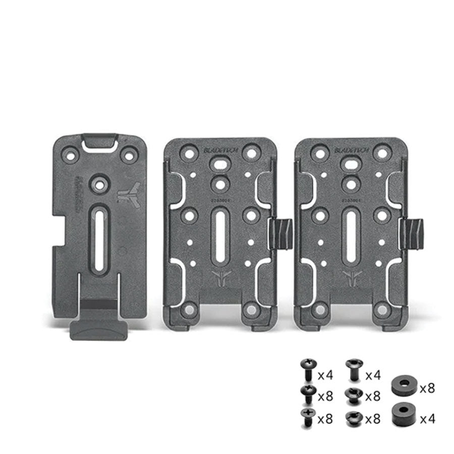 Blade-Tech TMMS Tactical Modular Mount System Large Accessories Blade-Tech Holsters Kit - 2 Outer (Receiver Plate) + 1 Inner (Insert Plate) Tactical Gear Supplier Tactical Distributors Australia