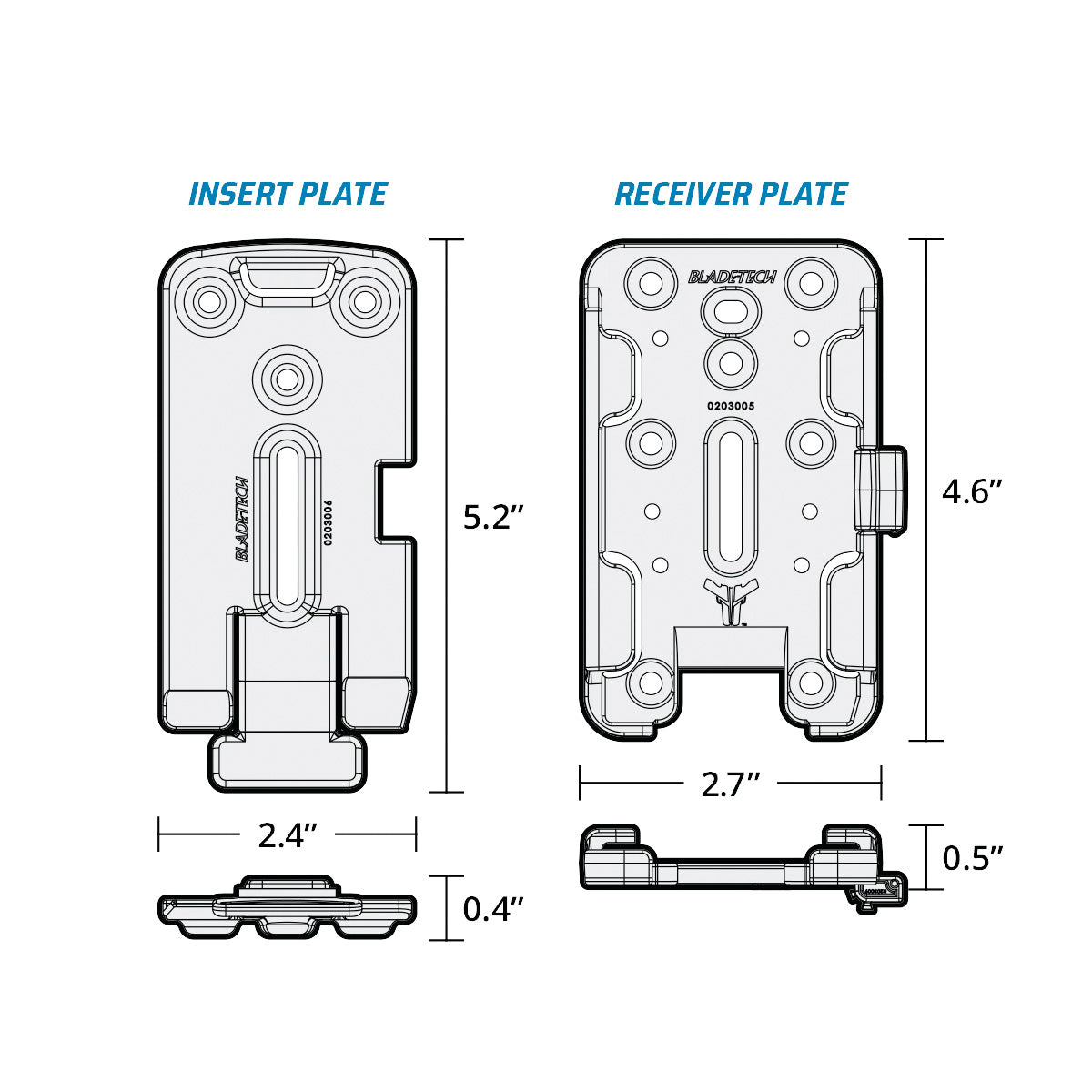 Blade-Tech TMMS Tactical Modular Mount System Large Accessories Blade-Tech Holsters Tactical Gear Supplier Tactical Distributors Australia