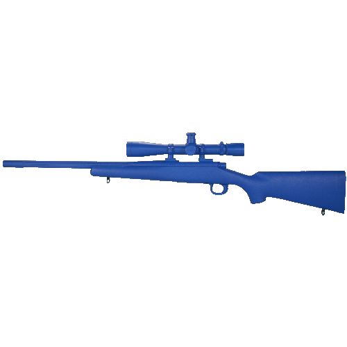 Blue Training Guns - Remington 700 w/ Scope Color: Black Weighted: Yes Training Gear Blue Training Guns Tactical Gear Supplier Tactical Distributors Australia