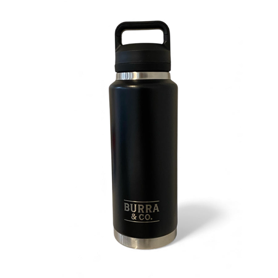 Burra and Co Insulated Burra Bottle 1.1L Large Black