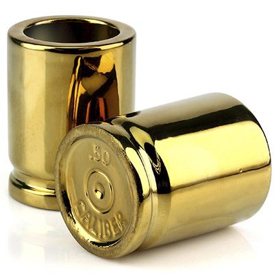 Caliber Gourmet 50 Caliber Shot Glasses Set of 2 Novelty Caliber Gourmet Tactical Gear Supplier Tactical Distributors Australia