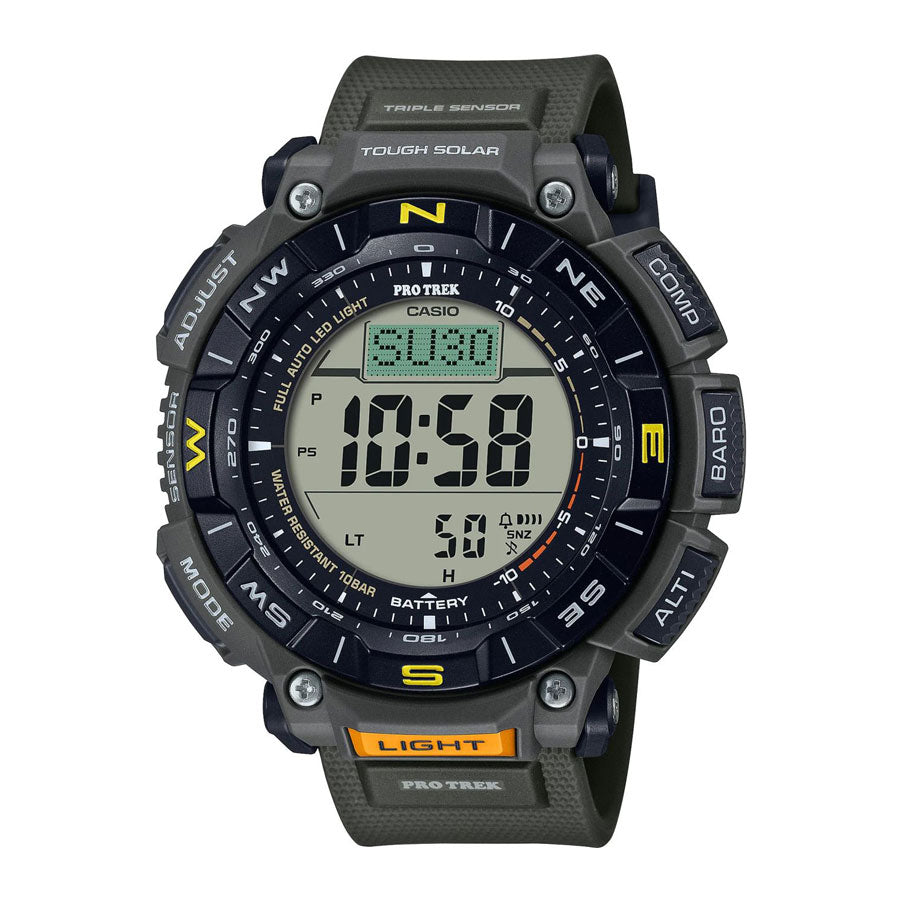Casio Pro Trek Solar Triple Sensor Watch Watches Casio G-Shock Black Tactical Gear Supplier Tactical Distributors Australia