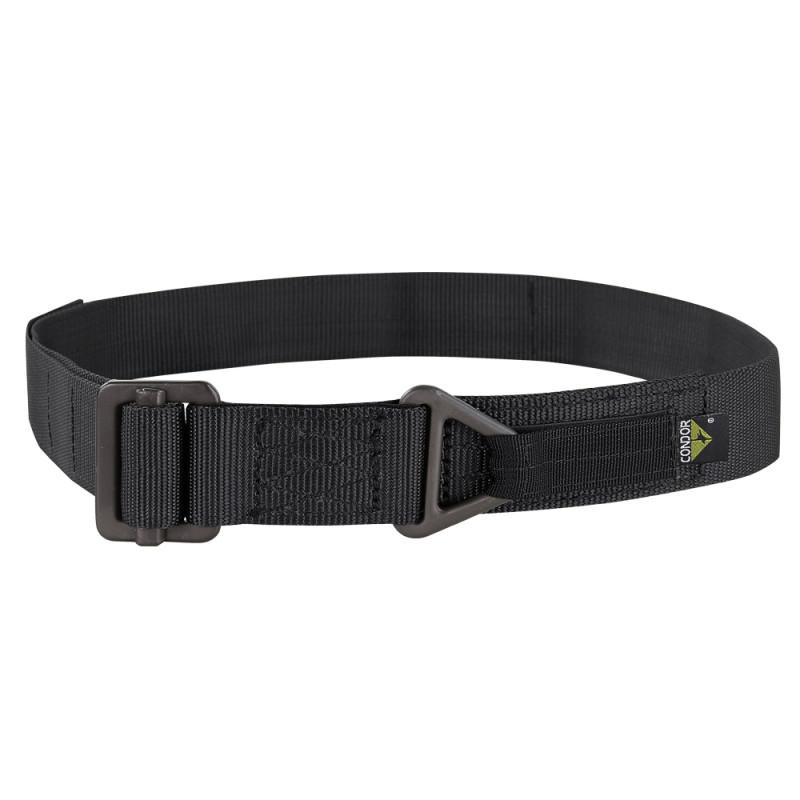 Condor 1.75 Inches Nylon Webbing Riggers Belt Accessories Condor Outdoor Black Small/Medium: 42&quot; Length (24&quot;-32&quot; Waist) Tactical Gear Supplier Tactical Distributors Australia