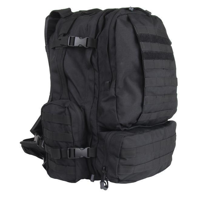 Condor 3-Day Assault Pack Bags, Packs and Cases Condor Outdoor Black Tactical Gear Supplier Tactical Distributors Australia