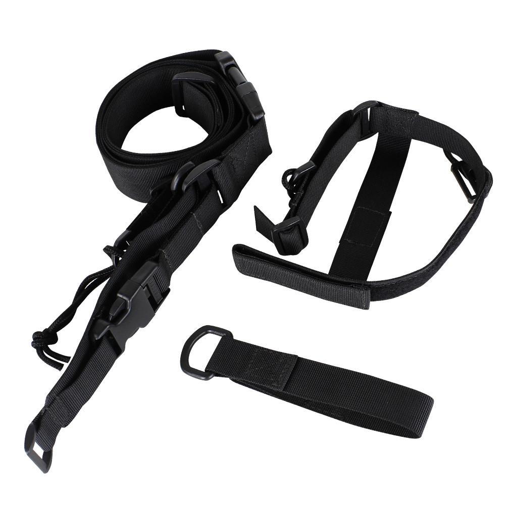 Condor 3 Point Sling Black Accessories Condor Outdoor Tactical Gear Supplier Tactical Distributors Australia