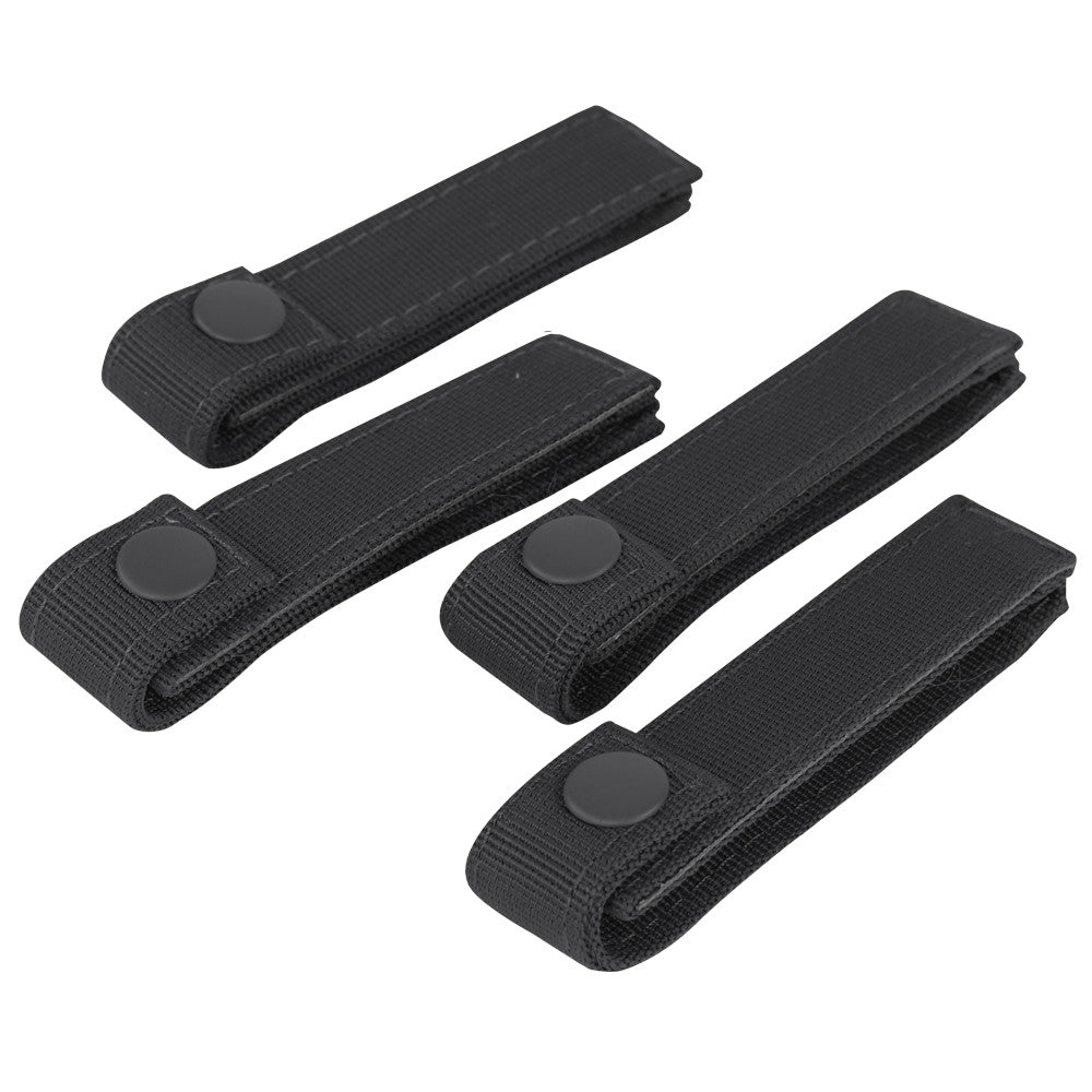 Condor 4 Inches MOD Straps - 4pcs/Pack Accessories Condor Outdoor Black Tactical Gear Supplier Tactical Distributors Australia