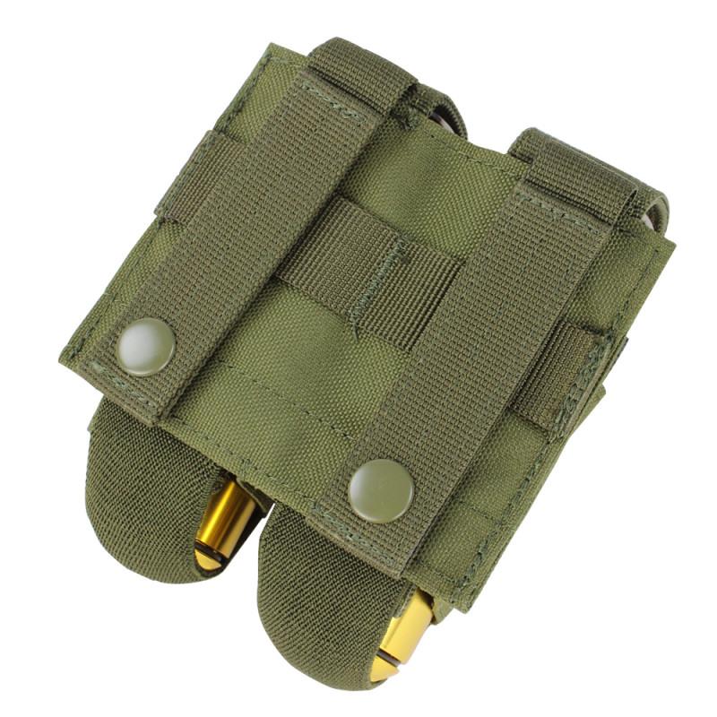 Condor 40mm Double Grenade Pouch Accessories Condor Outdoor Black Tactical Gear Supplier Tactical Distributors Australia