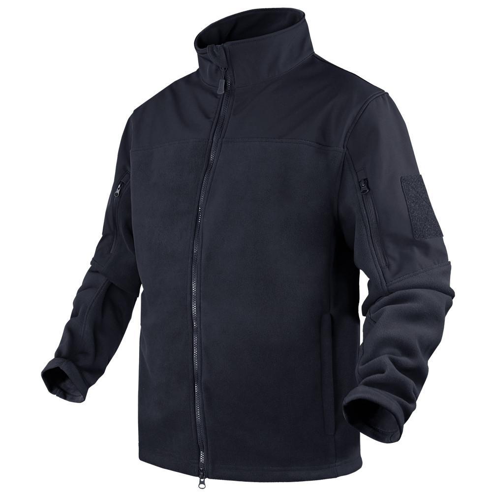 Condor Bravo Fleece Jacket Outerwear Condor Outdoor Navy Blue Small Tactical Gear Supplier Tactical Distributors Australia